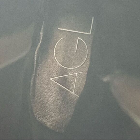 NEW AGL Chunky Biker Moto Lug Sole Black Leather Buckle Boots 40 - Picture 8 of 13